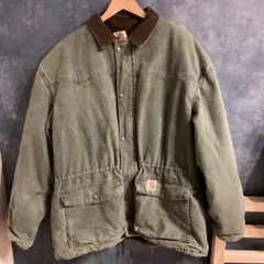 【星タグUSA製】カーハート サンタフェコート モスグリーン 90s