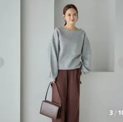 しまむら 田中里奈 mysa オフショルプルオーバーM