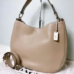 美品✨COACH ショルダーバッグ 3way ホーボー ゴールドチャーム A4