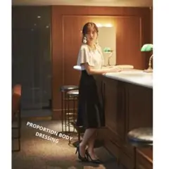 PROPORTION BODY DRESSING 、スリットスリーブワンピースのサムネイル