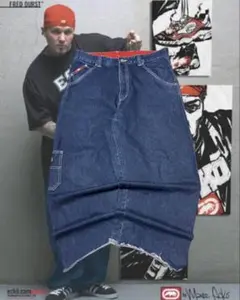 Eckō Function 00s 極太 B-boy Sk8 着画あり　エコーのサムネイル