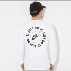 Nike JUST DO IT. ホワイト　ロンT 新品未使用