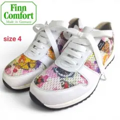 【Finn Comfort】極美品 スニーカー メッシュ バタフライ 外反母趾