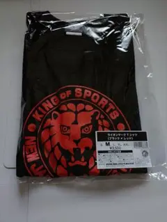 新日本プロレスライオンマークTシャツ新品未開封品サイズМ