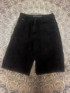 ブラックデニム　デニムショーツ　rocawear