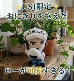 おにぎり抱えたロー ぶらさがりマスコット USJプレミアサマー2025限定未使用