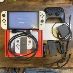 Nintendo Switch 本体(有機ELモデル)＋純正プロコントローラー