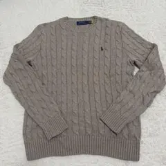 現行タグ　POLO RALPH LAUREN ケーブルコットンニットのサムネイル