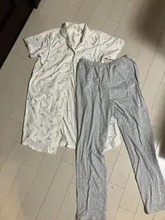 レモン柄プリントのマタニティパジャマセット