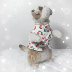 ❁新作❁ミーアキャット服　チェリーベスト