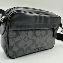 0925極美品COACH ショルダーバッグ グラハム クロスボディ シグネチャー