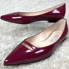 『未使用級』PELLICO ペリーコ アネッリ フラットパンプス エナメル　37