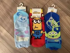 キャラクターソックス　3足セット