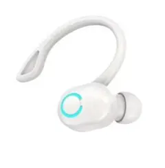 片耳　右耳 イヤホン　イヤーフック　Bluetooth　ヘッドセット ホワイト