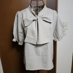 【試着のみ】夢展望♡DearMyLoveRose♡大きなリボンボウタイブラウスのサムネイル