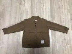 ブラウン ジップアップジャケット