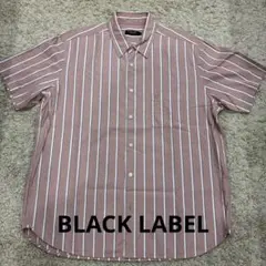 ブラックレーベル　メンズボタンシャツ　ストライプ柄のサムネイル