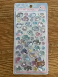 ボンボンドロップシール　水族館　イルカ