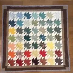 ハンドメイド パッチワーク キルト タペストリー ダイヤ パッチワークキルト タペストリー - パッチワークキルトと小物 sktwins