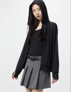 UNIQLO ユニクロ エアリズムUVカットメッシュパーカー　L