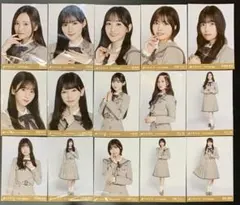 乃木コレ 5期生15枚セット 40th制服生写真 井上和 池田瑛紗 川﨑桜 他