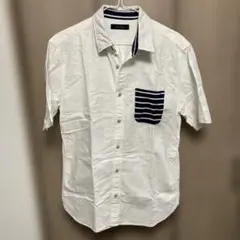 お*ん様 【最終値下げ‼️】RAGEBLUE 半袖シャツホワイト 6