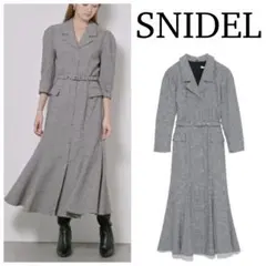 SNIDEL　スナイデル　バリエマーメイドジャケットワンピース　ワンピース