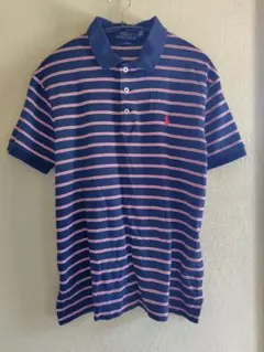 POLO RALPH LAUREN ボーダー ポロシャツ ネイビー Mのサムネイル
