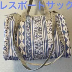 レスポートサック　ショルダーバッグ/ハンドバッグ２ＷＡＹ　フラワー柄ホワイト
