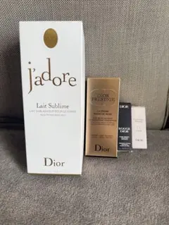 Dior j'adore Lait Sublime ハンドクリーム　口紅　美容液
