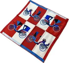 HERMES エルメス スカーフ 未使用品 プチカレ シルク ポケットチーフ