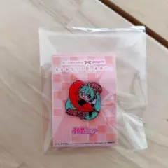 初音ミク 赤い羽根共同募金2022ピンバッジ