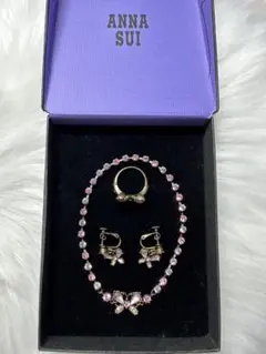 ANNA SUI ネックレス イヤリング リング 3点セットのサムネイル