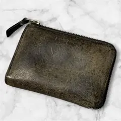 【希少】kudu KD L-Zip (M) WALLET 革財布　グレー 希少】kudu KD L-Zip (M) WALLET 革財布 グレー - メルカリ