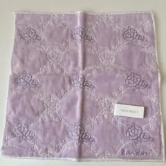 NINA RICCI 花柄タオルハンカチ