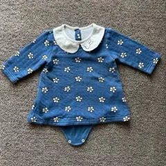 【1月18日まで出品予定】ミッフィー　ブルー　ロンパース