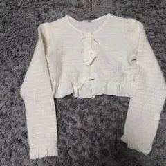 Jill Stuart アイボリー カーディガン　120　入学式用