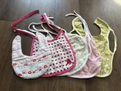 ベビー スタイ よだれかけ 5枚セット まとめ売り 女の子向け