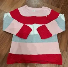 H&M エイチアンドエム カラフルストライプ ニットセーター