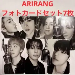 BTS ARIRANG Weverse フォトカードセット7枚
