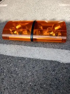 佐々木電機製作所 散光式警光燈 DC24V オレンジ 60W×2 ② 動確済