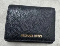 M*️様 MICHAEL KORS 三つ折り財布 黒