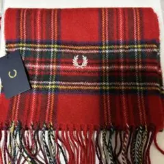 新品 FRED PERRY フレッドペリー チェック マフラー