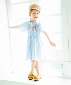 ブランシェス  ワンピース ストライプ 110サイズ