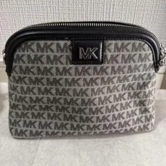 MK ロゴパターン ショルダーバッグ