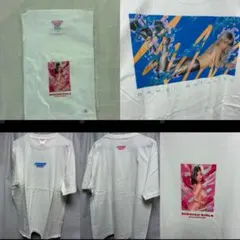 青、ピンク　2枚セット　SCRATCH GIRLS 渡辺万美 ＸＬ　Ｔシャツ