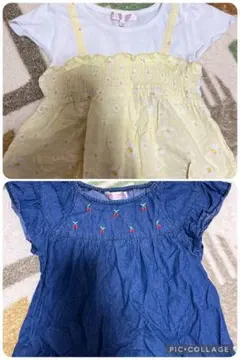 110cm 半袖 まとめ買い 2点セット