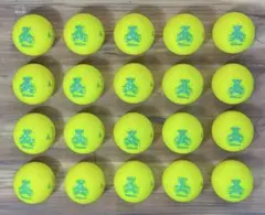 6W）Wilson ウィルソンベアー ゴルフボール イエロー 20球のサムネイル