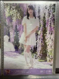 イコラブ 生写真 野口衣織 絶対アイドル辞めないで MV衣装 白セーラー