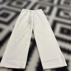 ローリーズファーム　L ワイドパンツ　オフホワイト　生成